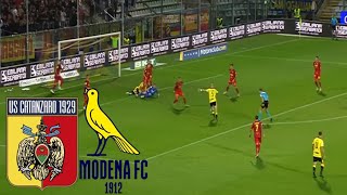 Catanzaro vs Modena 22 Highlights  Serie B 20242025 [upl. by Hpesojnhoj]