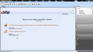 La creation du dossier sur EBP Comptabilité V18 [upl. by Kisung]