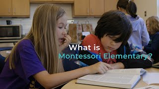 What is Montessori Elementary  Greenspring Montessori School [upl. by Rilda]