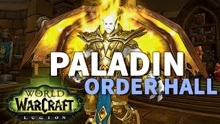 Meeting of the Silver Hand WoW Legion Paladin Order Hall Quest [upl. by Smalley]