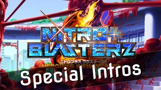 Nitroplus Blasterz Heroines Infinite Duel Special Intros [upl. by Marilyn]