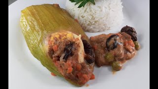 Caigua Rellena de carne con verduras [upl. by Lawford]