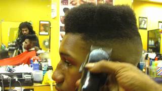 how to cut hi top high skin fade HD REAL HOW TO VIDEO [upl. by Eimmas]