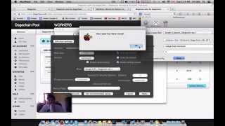 MacMiner Mining dogecoin on OS X [upl. by Fasta]