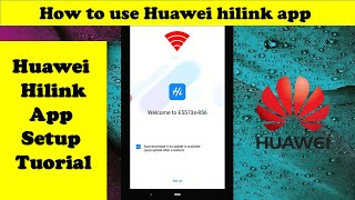 how to use huawei hilink app in android and control your device with your mobile phone easy [upl. by Arivle]