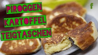 Piroggen  russische Teigtaschen mit Kartoffel  Piroschki  leckere Rezepte [upl. by Yenar]