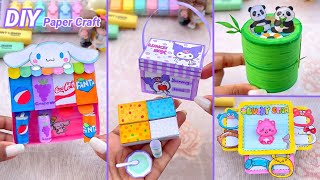 DIY Miniature Crafts Idea  Easy Craft Ideas  school hacks  paper craft  mini cold drinks stall [upl. by Doscher]