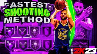 Fastest Way To Get MAX Shooting Badges in NBA 2K23 [upl. by Navada985]