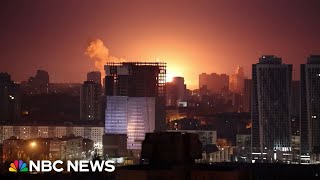 Kyiv comes under Russian bombardment from ballistic and cruise missiles [upl. by Eninnaej]