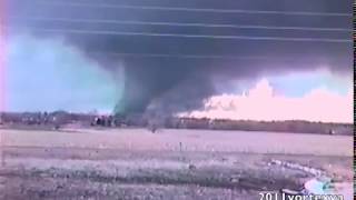 Hesston Kansas F5 Tornado 3131990 [upl. by Ylyl]