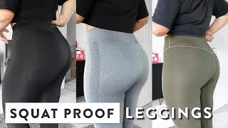 Best Squat Proof Leggings  Curve Gym Wear from Gymshark Asos Flexxfit USA Pro [upl. by Hassadah487]