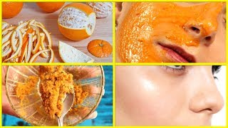 Skin Whitening With Orange Peels Face Pack for Glowing Skin  100 Effective [upl. by Lyda734]