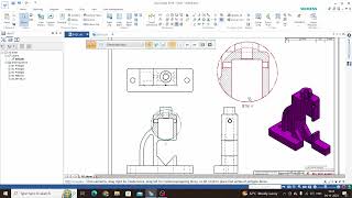 solid edge drafting detail view  solid edge drafting tutorial [upl. by Rabaj331]