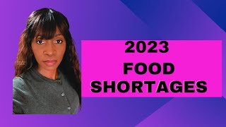 FOOD SHORTAGES in 2023 [upl. by Jestude45]