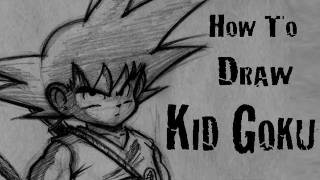 How To Draw Kid Goku [upl. by Turoff]