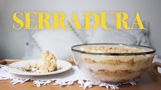 How to make SERRADURA  Portuguese Sawdust pudding recipe [upl. by Lehet]