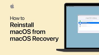 How to reinstall macOS from macOS Recovery — Apple Support [upl. by Couq681]