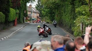 Isle of Man TT Superbikes final HD  Union Mills Railway Pub [upl. by Morehouse]