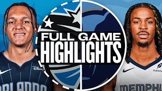 MAGIC at GRIZZLIES  FULL GAME HIGHLIGHTS  October 26 2024 [upl. by Saint716]