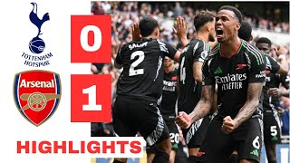 Arsenal vs Tottenham HIGHLIGHTS 01  Gabriel Goal vs Tottenham [upl. by Jenny805]