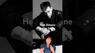 After Paris Fashion Week Hedi Slimane announced he is leaving Celine fashion fashionnews [upl. by Yehudi]