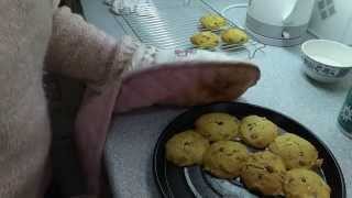 Biscuits cookies in the Halogen How to bake chocolate nut cookies [upl. by Adnhoj]