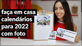 Calendários 2022 Personalizáveis com Foto [upl. by Zia]