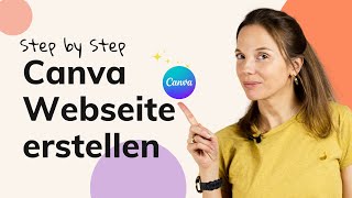 Canva  Webseite erstellen  ganz einfach [upl. by Odracir260]