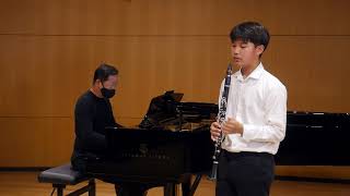 Weber concertino clarinet Op26 William Kang [upl. by Odarnoc436]