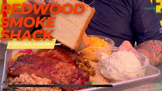 RedWood Smoke Shack Best BBQ in Norfolk Virginia [upl. by Cowie]