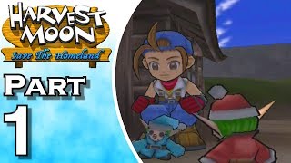 Lets Play Harvest Moon Save the Homeland Gameplay  Walkthrough Part 1 [upl. by Keil]