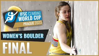 Womens Boulder final  Prague 2023 [upl. by Darci]