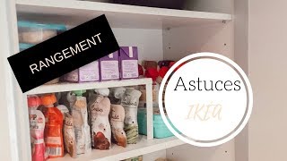 Astuces rangement cuisine  placards  tiroirs avec IKÉa [upl. by Pudens]