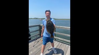 20 INCH KEEPER FLUKE CAUGHT AT CAPTREE STATE PARK [upl. by Louls]