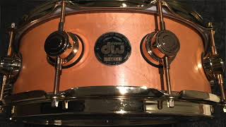 DW Craviotto Snare Drum  Sound demo [upl. by Mitinger777]