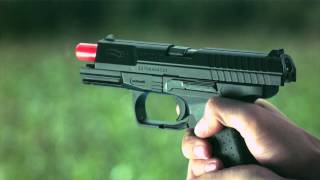 Walther P99 DAO CO2 Airsoft Slo Mo [upl. by Rambert]