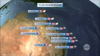 MOCK Ten News Weather with News Theme 1 [upl. by Anavoig]