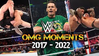 WWE OMG Moments 2017  2022 [upl. by Hayman]