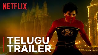 Minnal Murali  Official Telugu Trailer  Tovino Thomas  Basil Joseph  Sophia Paul  Netflix India [upl. by Largent]