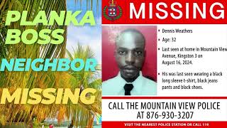 PLANKA BOSS’ NEIGHBOR MISSING🙏🏽 DennisWeathers donnagowe plankaboss JCF missingperson [upl. by Naved]