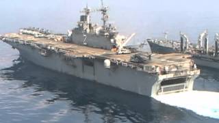 USNS Rappahannock TAO 204 and 50 cal file footage [upl. by Frentz]