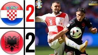 Croatia 22 Albania Euro 2024  Highlights amp Goals 2024  Albania Goal 905 🤯 [upl. by Wilkens970]