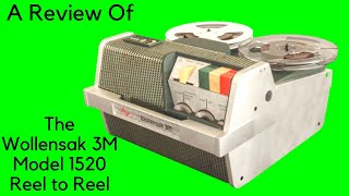 A Look At The Wollensak 3M Model 1520 Reel to Reel Tape Machine  Vintage Tech Review [upl. by Atnoid]