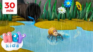 ¡ Incy Wincy Araña   Canción de Animales para Niños  HeyKids  Canciones infantiles [upl. by Cutlor]