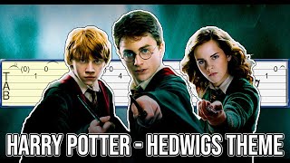 Harry Potter  Hedwigs Theme Guitar Tab Tutorial [upl. by Idnas114]