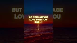 Savage love  Laxed  Siren Beatlyrics music lyrics aesthetic youtubeshorts shorts audi [upl. by Nanaj]