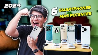 Top 6 mejores smartphones GAMA ALTA 2024 hasta ahora [upl. by Flory]