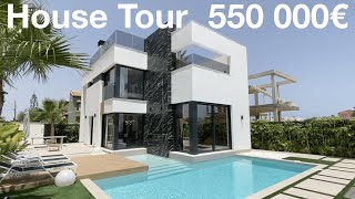 House Tour  Villa design et moderne à 550 000€ [upl. by Ppik]