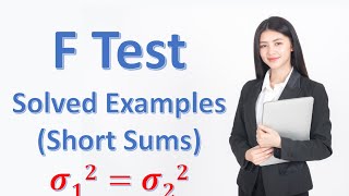 F Test  Question and Solution  Small Sample Test  BCom Statistics  Statistics for All [upl. by Nuahsyd]