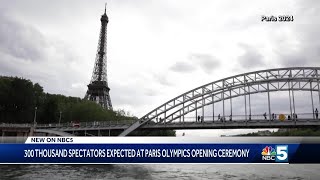 300000 spectators expected at Paris Olympics opening ceremony [upl. by Idnim342]